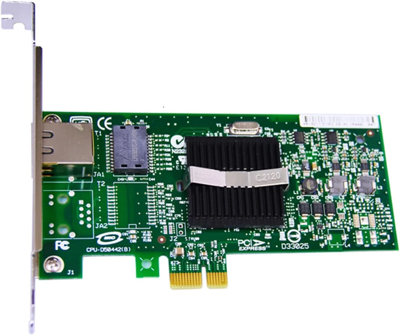 آداپتور سرور شبکه NIC با سرعت 1000 مگابیت بر ثانیه، تراشه 82572GI، کارت شبکه گیگابیتی Intel PRO/1000PT PCI-E، تک پورت RJ45 مدل EXPI9400PTBLK 1G NIC