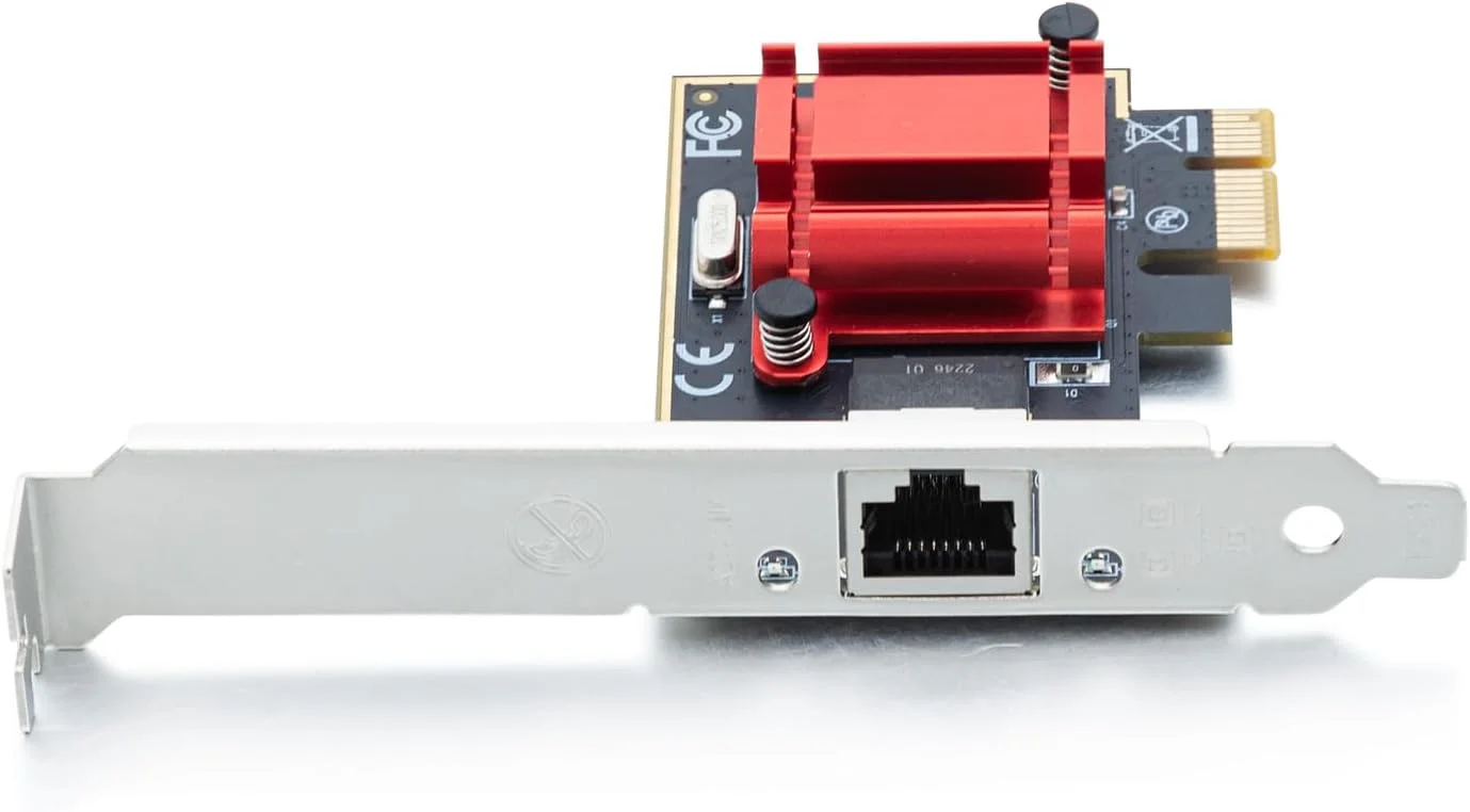 کارت شبکه دسکتاپ 10Gtek 1G گیگابیتی PCI-e NIC I210-T1 (تک پورت RJ45) I210-T1-(Intel-1pc) fba