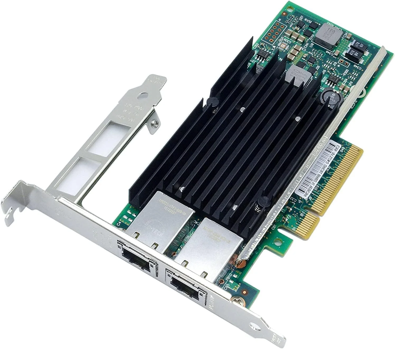 کارت شبکه 10 گیگابیتی Intel X540-T2 PCI-E - چیپست، آداپتور شبکه همگرا 10 گیگابیتی PCI Express X8، کارت NIC دو پورت RJ45 برای ویندوز سرور، لینوکس، VMware ESX