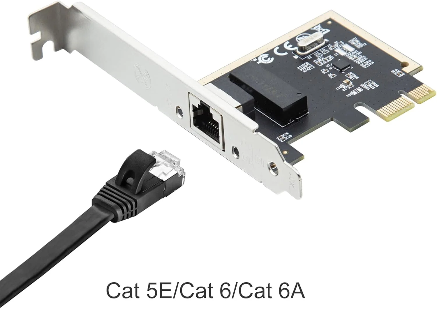 کارت شبکه 10Gtek با سرعت 1 گیگابیت بر ثانیه، دارای یک پورت RJ45، مذاکره خودکار 10/100/1000 مگابیت بر ثانیه، برای رایانه شخصی رومیزی