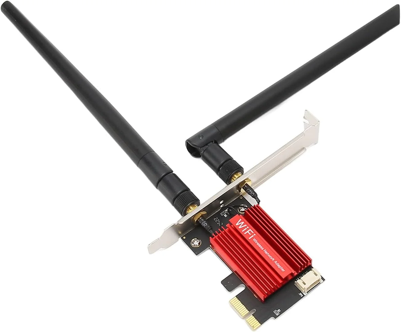 کارت شبکه وای فای دو بانده 1200 مگابیت بر ثانیه مدل 7265AC Pro PCIE با رابط PCIEx1 و سازگاری با سیستم عامل های 7/8/10/11 برای کامپیوترهای رومیزی