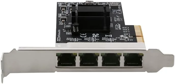 کارت شبکه 4 پورت 2.5Gbps PCIe X1 با پورت RJ45 و چیپ Realtek RT8125B، کارت شبکه اترنت PCIE 1X LAN