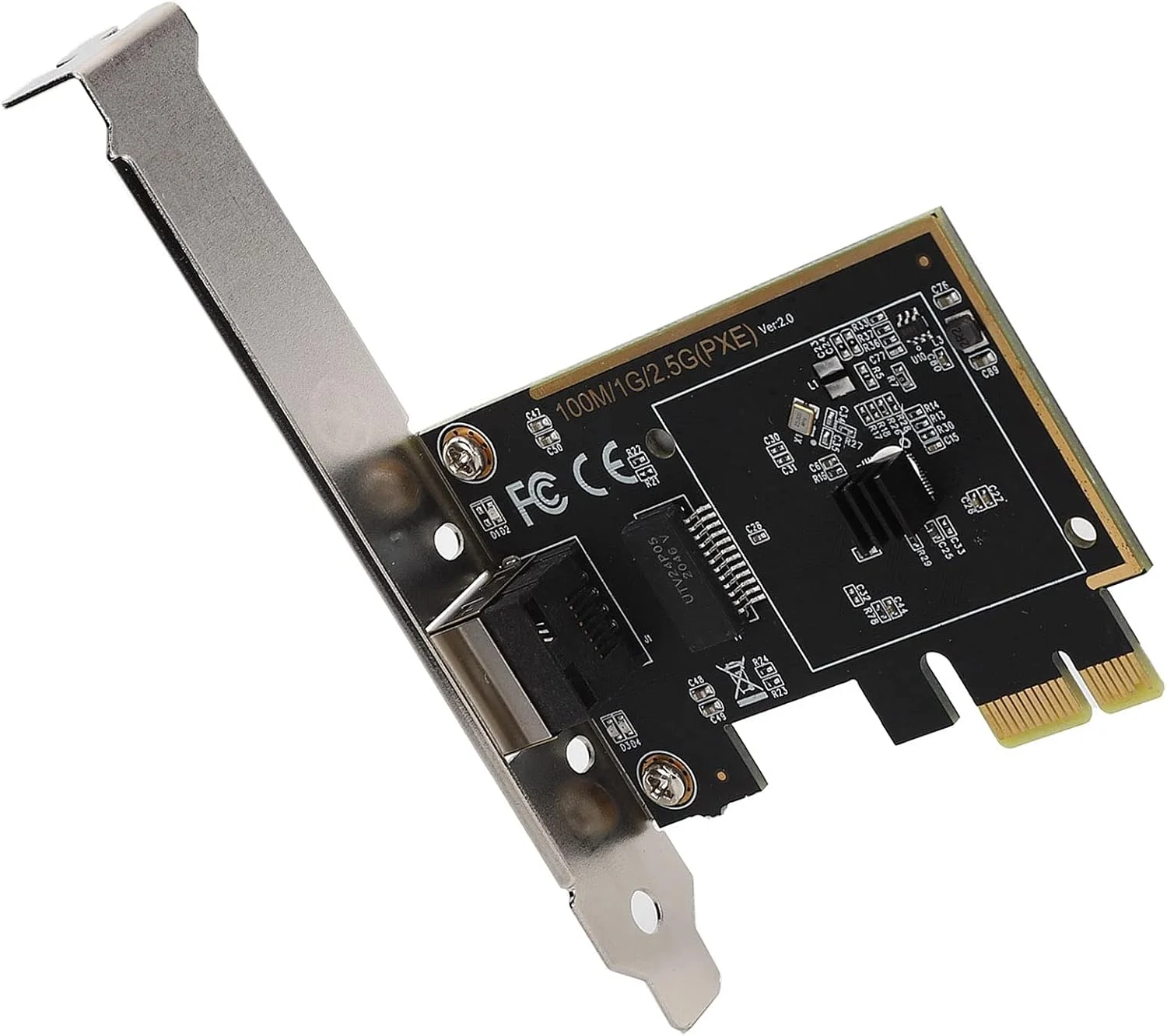 کارت شبکه PCI Express PCI-E با سرعت 2.5 گیگابیت بر ثانیه، آداپتور گیگابیتی PCIE 3000M سیمی، لوازم جانبی کامپیوتر، برای رایانه شخصی رومیزی