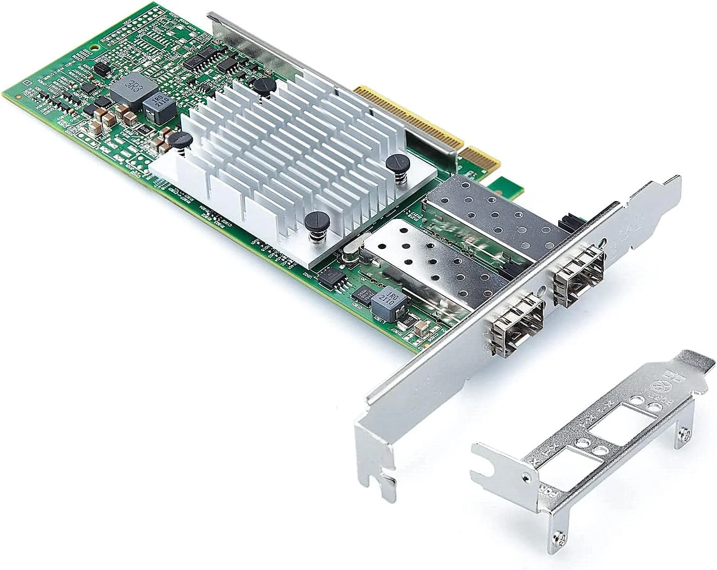 کارت شبکه 10Gb PCI-E SFP+ NIC، با چیپست Broadcom 57810S، پورت SFP+ دوگانه، آداپتور اترنت LAN PCI-E X 8/X16، پشتیبانی از Windows Server/Windows/Linux/VMware