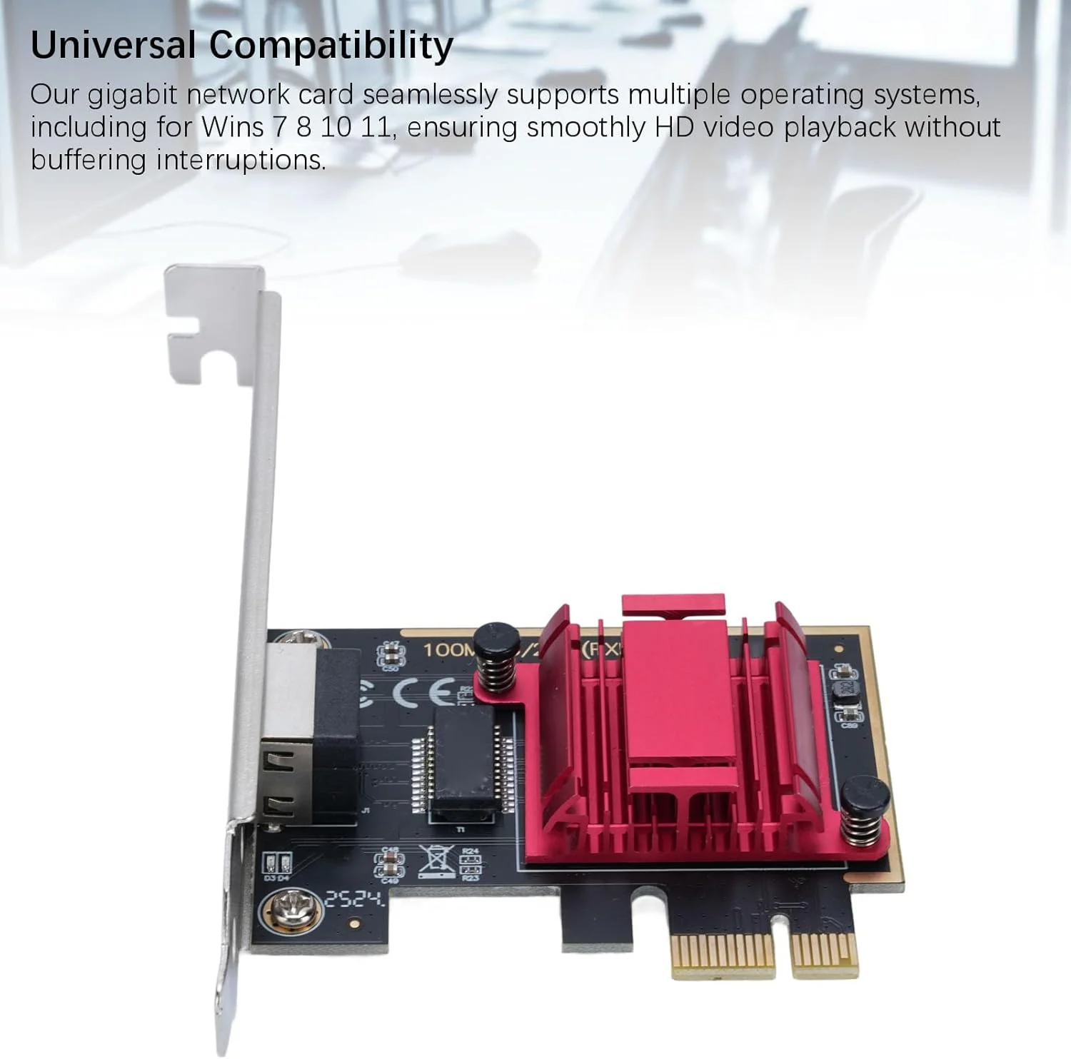 کارت شبکه اترنت 2.5G Annadue PCIe، آداپتور گیگابیتی RJ45 با سرعت 10 100 1000 2500 مگابیت بر ثانیه، کارت شبکه داخلی PCI Express برای کامپیوتر رومیزی