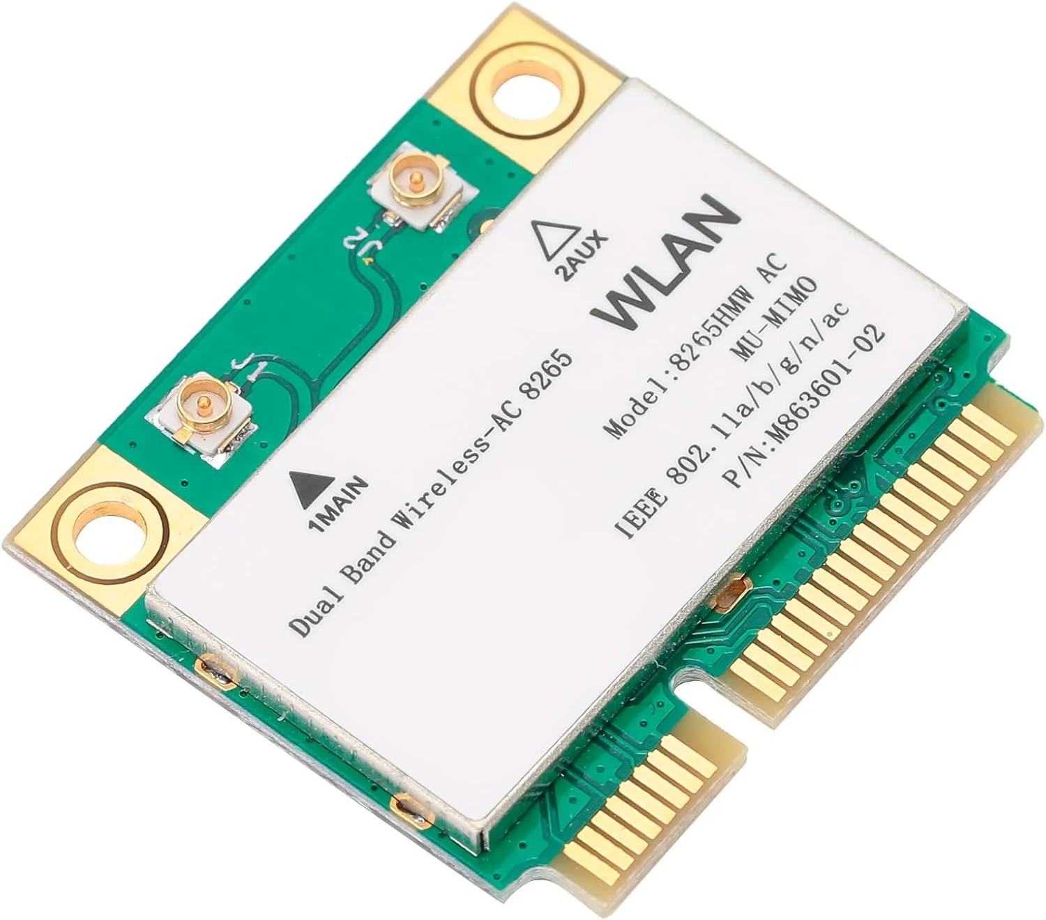 کارت شبکه بی سیم Annadue 2.4G / 5Ghz Mini PCI E 802.11ac 867Mbps 4.2 WiFi، مناسب برای لپ تاپ های ASUS/ACER/DEL/Samsung/Toshiba/Sony