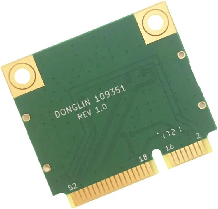 کارت شبکه وای فای 6E AX210HMW Mini PCI-E بلوتوث 5.2 برای کارت شبکه اینتل AX210