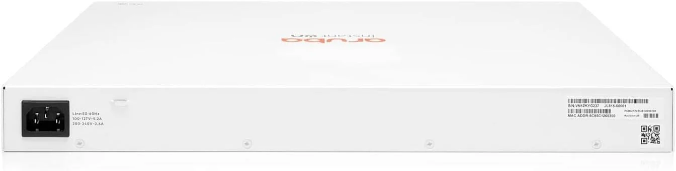 سوئیچ مدیریتی لایه 2 گیگابیتی اترنت آرووبا Instant On 1830 48G 24p Class4 PoE 4SFP 370W