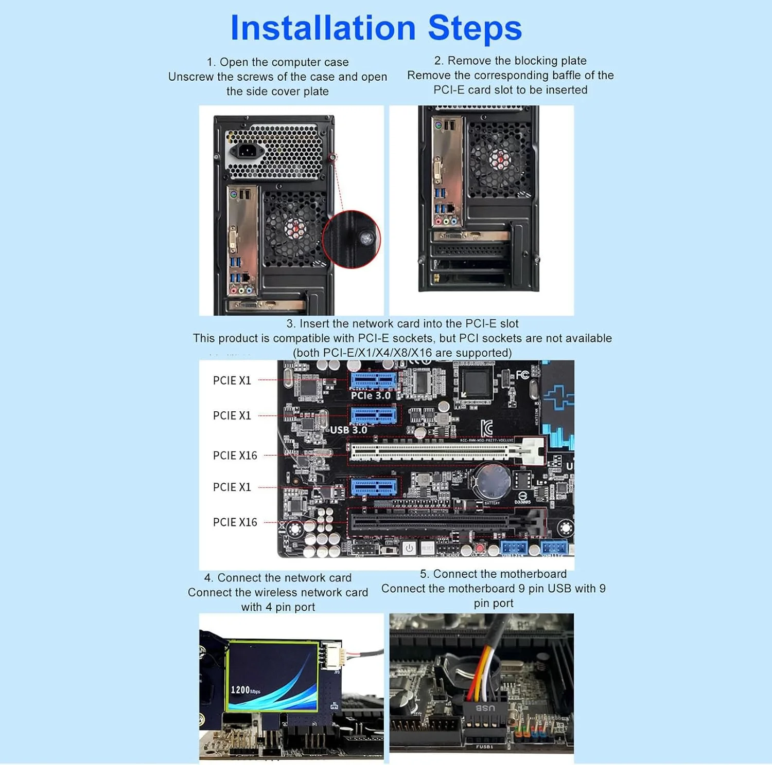 کارت شبکه بی سیم Bewinner WiFi 6e PCIe، آداپتور شبکه WiFi 6e با سرعت 4200 مگابیت بر ثانیه، کارت بی سیم سه بانده 6 گیگاهرتز 5 گیگاهرتز 2.4 گیگاهرتز با BT5.2 OfDMA MU-MIMO برای بازی، ویدیوهای 4K 8K، 10 11 کارت شبکه بی سیم Bewinner WiFi 6e PCIe، آداپتور شبکه WiFi 6e با سرعت 4200 مگابیت بر ثانیه، کارت بی سیم سه بانده 6 گیگاهرتز 5 گیگاهرتز 2.4 گیگاهرتز با BT5.2 OfDMA MU-MIMO برای بازی، ویدیوهای 4K 8K، 10 11