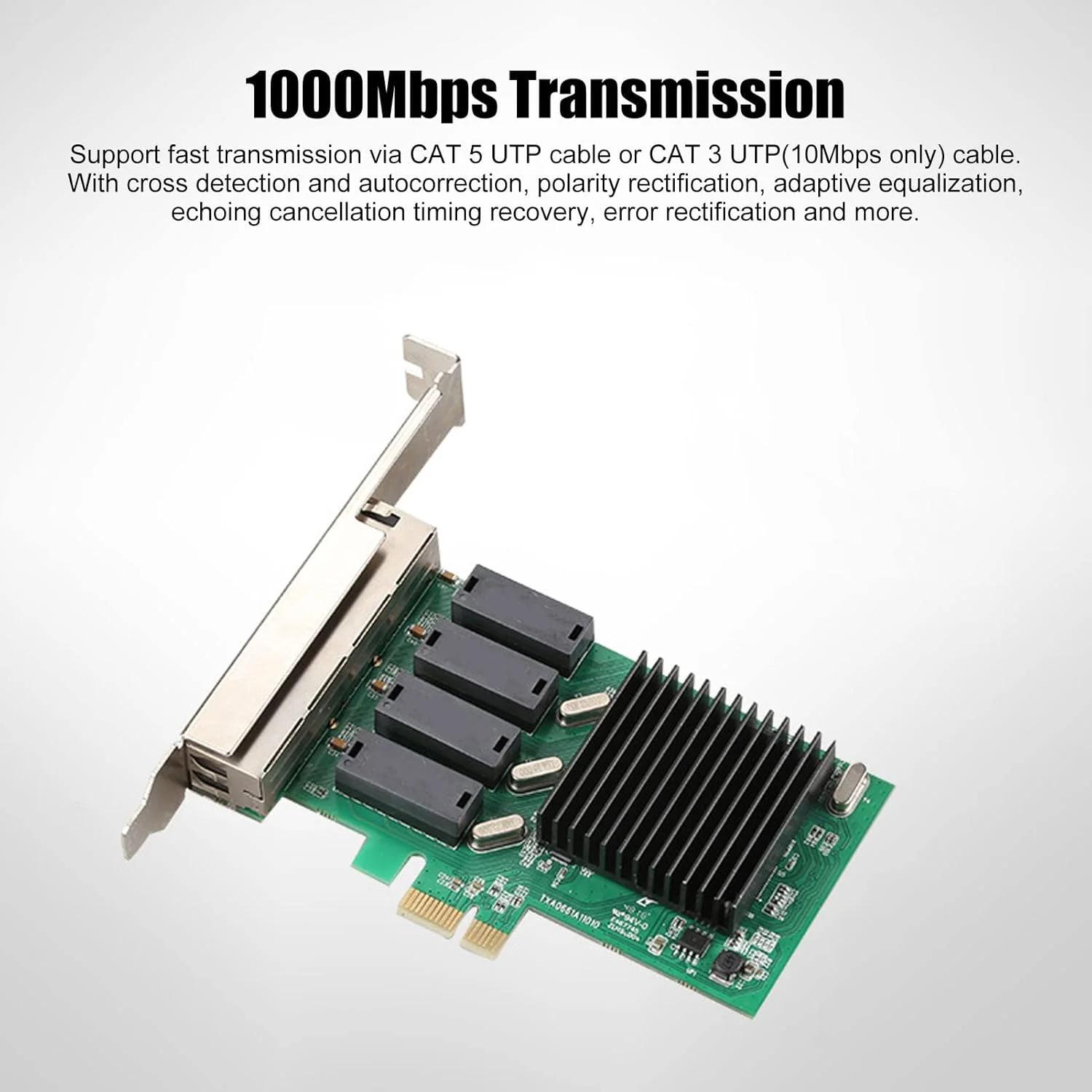 کارت شبکه 4 پورت PCIe گیگابیتی، آداپتور اترنت PCI Express 1000 مگابیت بر ثانیه، کارت اترنت گیگابیتی Express 1.1 برای کامپیوتر سرور رومیزی برای ویستا کارت شبکه 4 پورت PCIe گیگابیتی، آداپتور اترنت PCI Express 1000 مگابیت بر ثانیه، کارت اترنت گیگابیتی Express 1.1 برای کامپیوتر سرور رومیزی برای ویستا