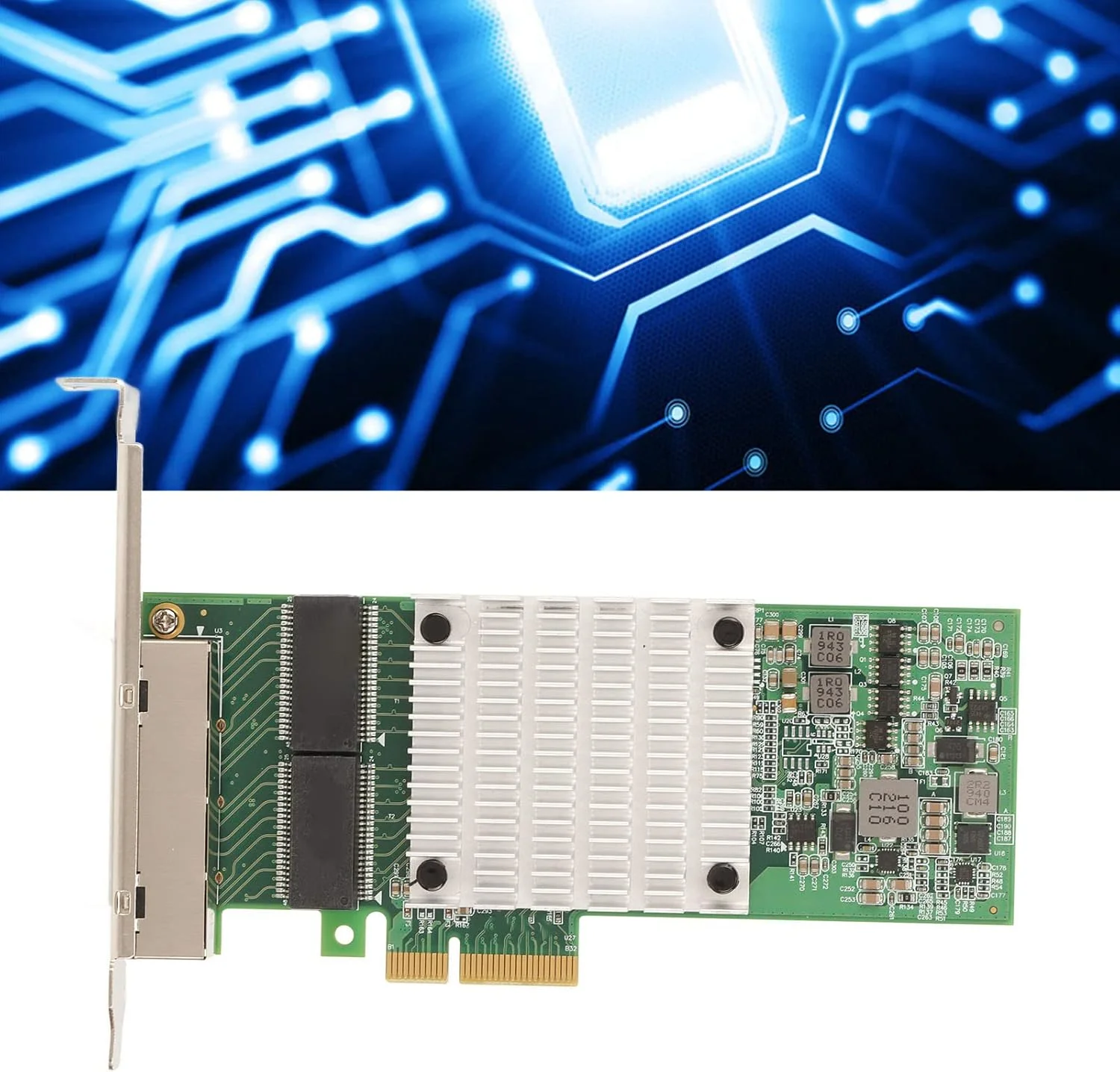 آداپتور شبکه Bewinner PCIe برای کارت وای فای PCIEx4، کارت شبکه گیگابیتی PCI Express 1000 مگابیت بر ثانیه، 4 پورت گیگابیت برای I350، پین های طلایی هیت سینک بزرگ، کارت شبکه گیگابیتی آداپتور شبکه Bewinner PCIe برای کارت وای فای PCIEx4، کارت شبکه گیگابیتی PCI Express 1000 مگابیت بر ثانیه، 4 پورت گیگابیت برای I350، پین های طلایی هیت سینک بزرگ، کارت شبکه گیگابیتی