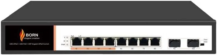 سوییچ شبکه بورن مدل BC2204B4PG2F توان 300 وات سوییچ شبکه بورن مدل BC2204B4PG2F توان 300 وات