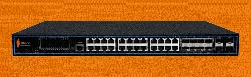 سوئیچ مدیریتی 24 پورت گیگابیتی RJ45 + 8 پورت گیگابیتی SFP (ترکیبی) + 4 پورت آپلینک SFP یک گیگابیتی