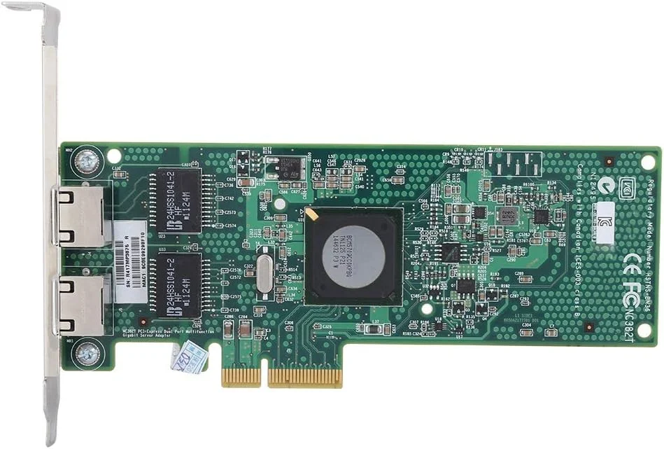 کارت شبکه، برای Broadcom BCM5709 1000Mbps PCI-E دو پورت آداپتور اترنت سرور کارت شبکه کامپیوتر کارت PCI-E بی سیم