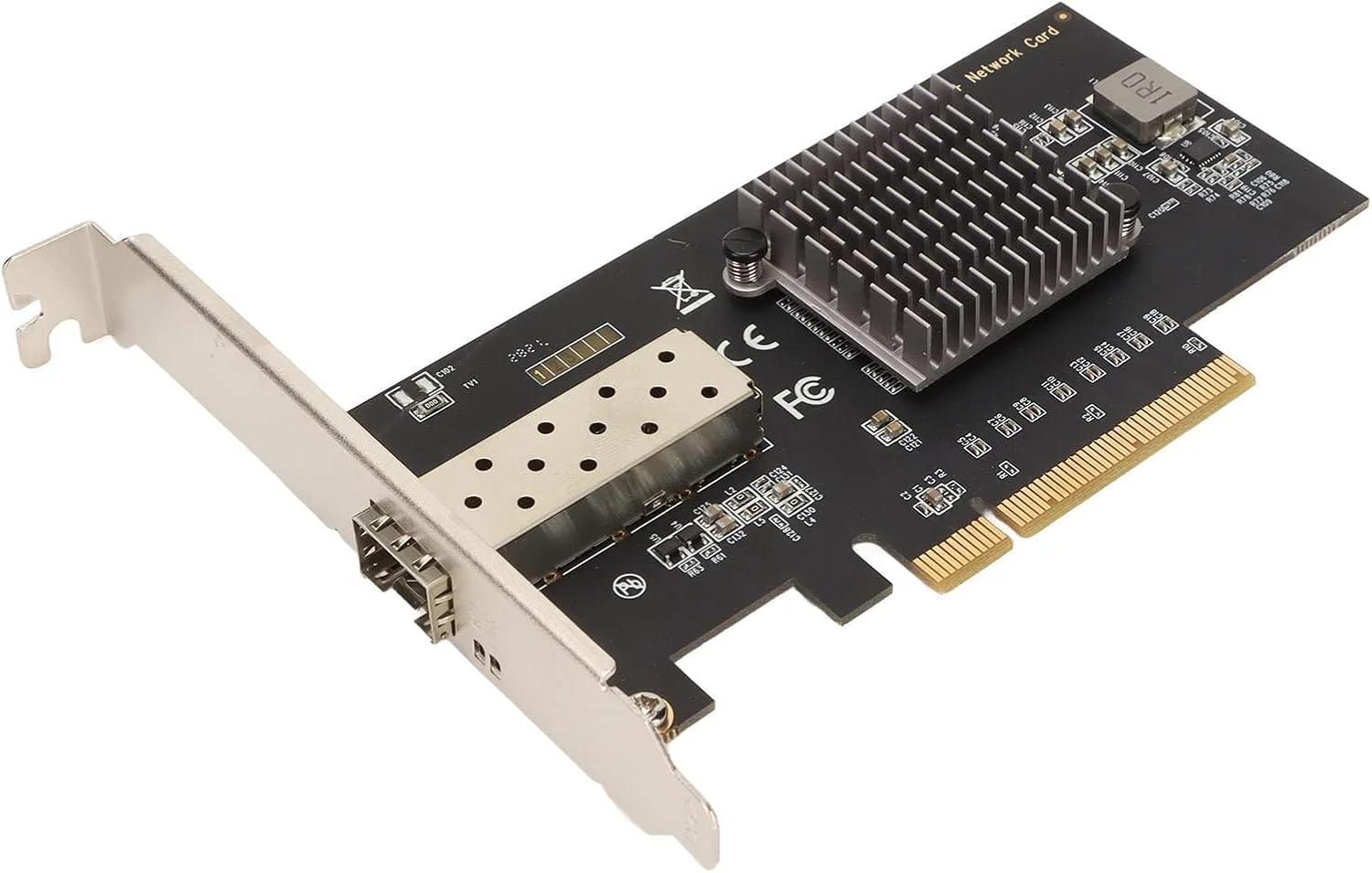کارت شبکه CRTGW 10Gb SFP PCI E، آداپتور شبکه 10 گیگابیتی PCIe SFP NIC PCI Express X8 Slot برای چیپست 82599 آداپتور شبکه PCI Express برای Win