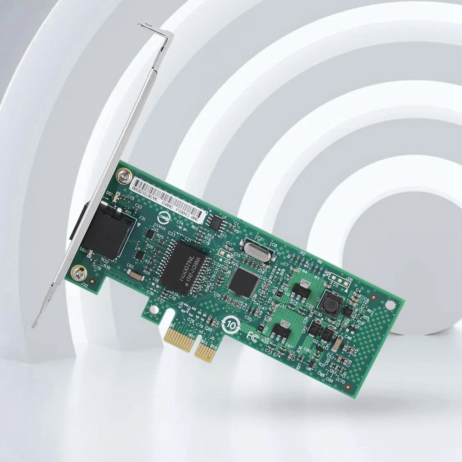 کارت آداپتور شبکه گیگابیتی PCI-e مدل DFBTYG با تراشه Intel 82574L، آداپتور اترنت NIC دسکتاپ 1000 مگابیت بر ثانیه RJ45، با نشانگر LED