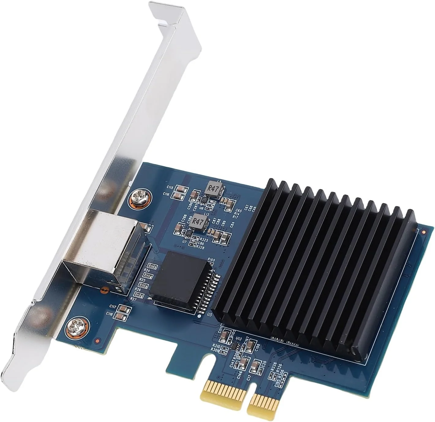 کارت شبکه 10 گیگابیتی Dpofirs، آداپتور PCIe Gen4 X1 به اترنت 10 گیگابیتی، پورت RJ45 چیپست RTL8127، پشتیبانی از سرورها و رایانه های رومیزی