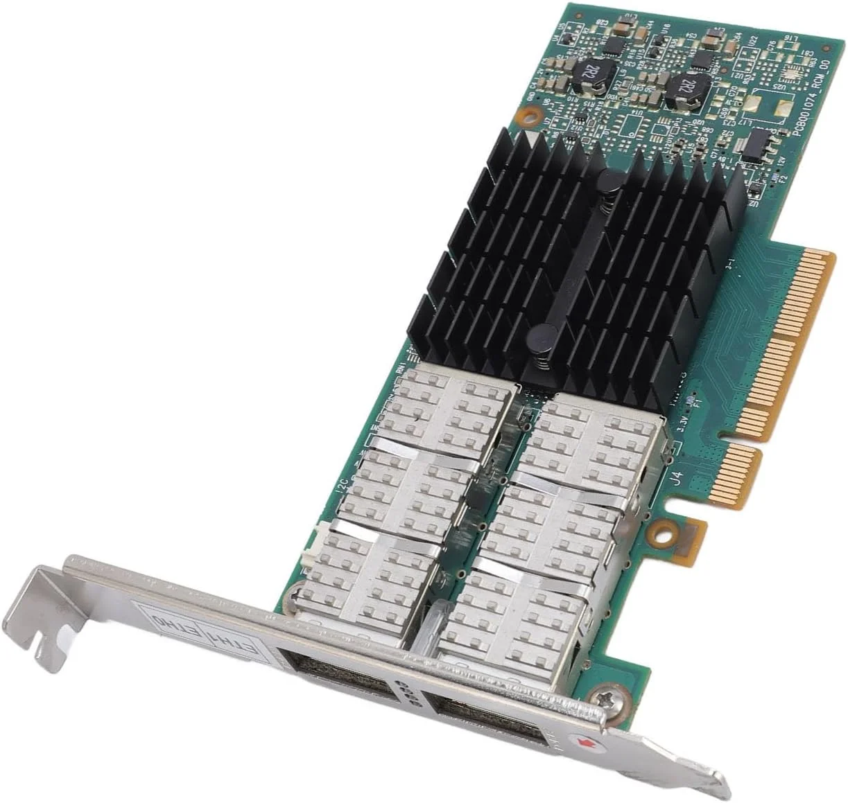 کارت شبکه اترنت 40 گیگابیتی PCIe، کارت شبکه 2 پورت 40GbE با تاخیر کم برای فیبر نوری