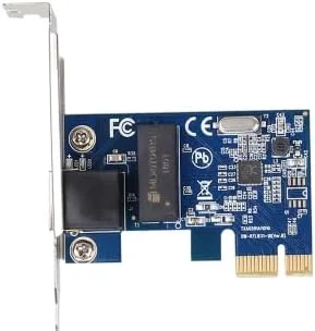 کارت شبکه گیگابیتی اترنت LAN PCIe x1 با تراشه Rtl8111E، لوازم جانبی کامپیوتر، پورت RJ45، تک پورت 1000M با بافل کوتاه
