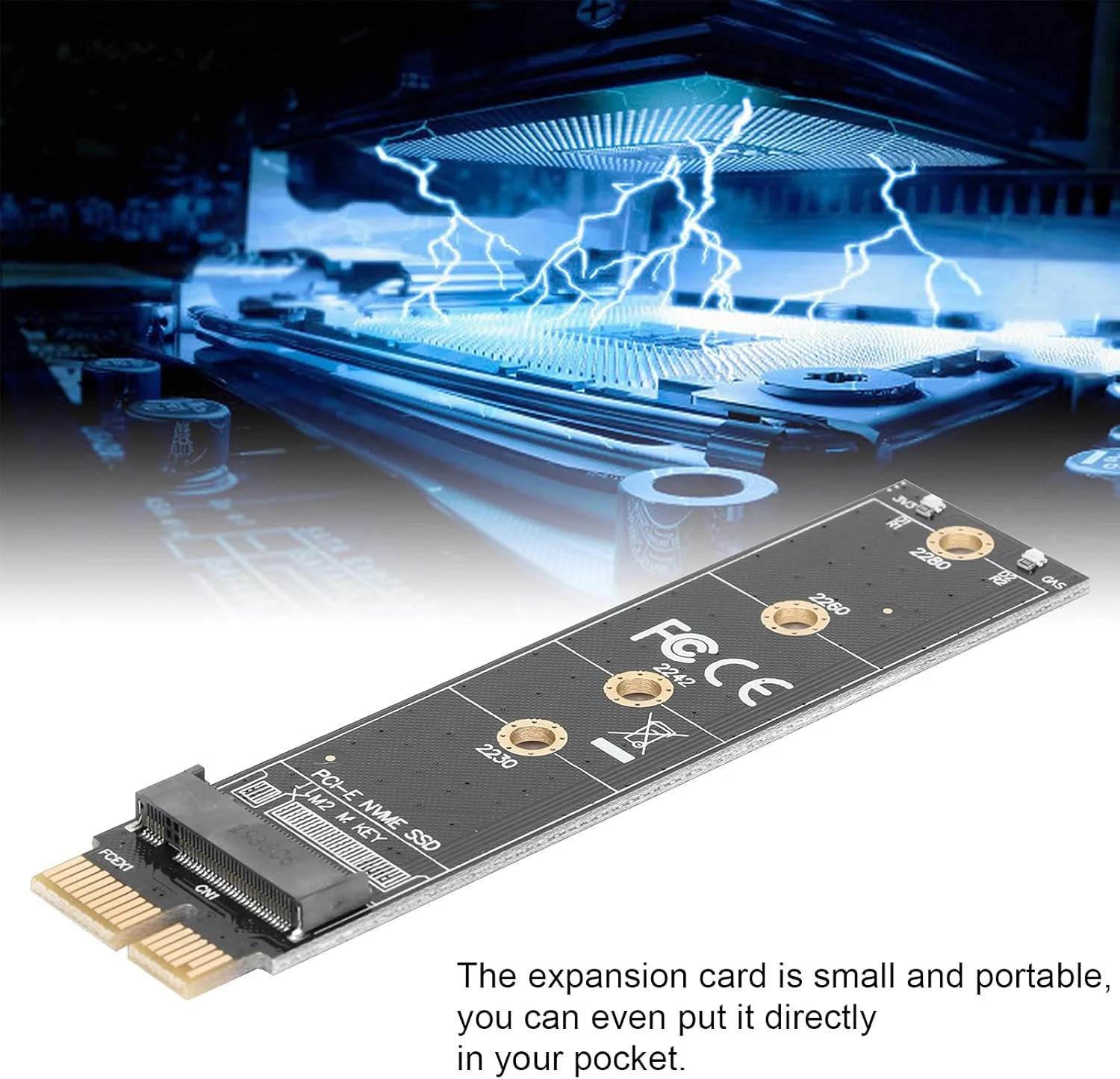 کارت شبکه اترنت PCIE، کارت توسعه PCIE X1 برای تست چندگانه SSD، اندازه کوچک، نصب آسان، ماژول اترنت برای سیستم WIN7 / 8/10