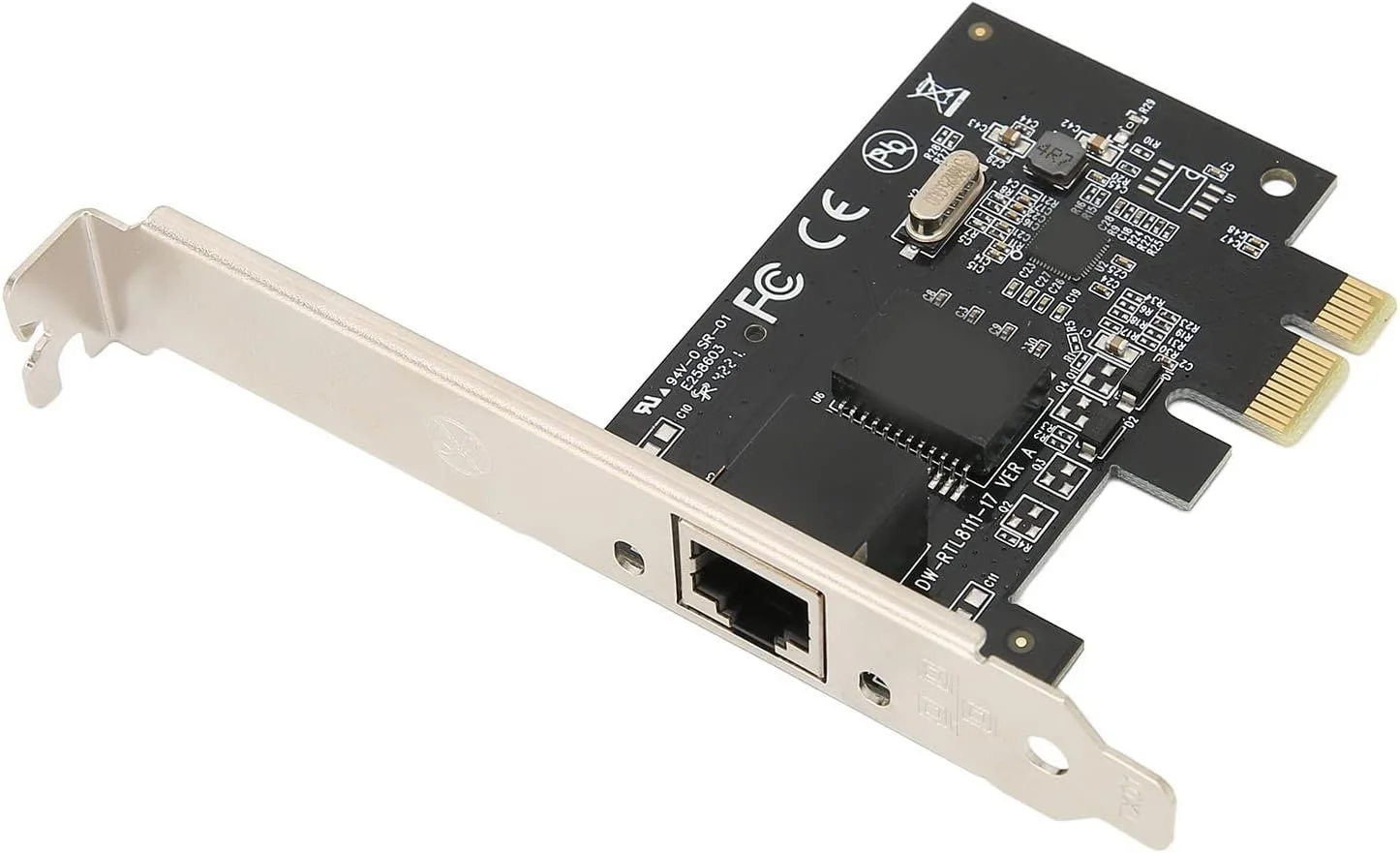 کارت شبکه گیگابیتی PCI Express، کارت شبکه PCIE با سرعت 10/100/1000 مگابیت بر ثانیه، مبدل آداپتور LAN RJ45 برای رایانه شخصی رومیزی، پشتیبانی از کنترلر LAN برای ویندوز، لینوکس و سیستم عامل OS X