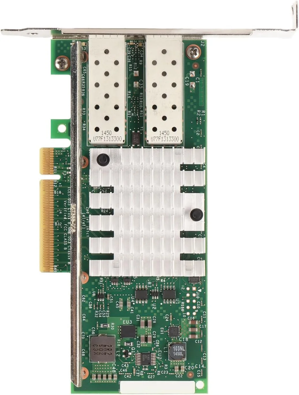 کارت شبکه 10 گیگابیت بر ثانیه PCIe آداپتور سرور 2 پورت SFP کارت PCI Express X8 با قابلیت اتصال سریع برای کامپیوتر رومیزی، ایستگاه کاری مرکز داده تجهیزات شبکه کامپیوتر سرور کارت شبکه 10 گیگابیت بر ثانیه PCIe آداپتور سرور 2 پورت SFP کارت PCI Express X8 با قابلیت اتصال سریع برای کامپیوتر رومیزی، ایستگاه کاری مرکز داده تجهیزات شبکه کامپیوتر سرور