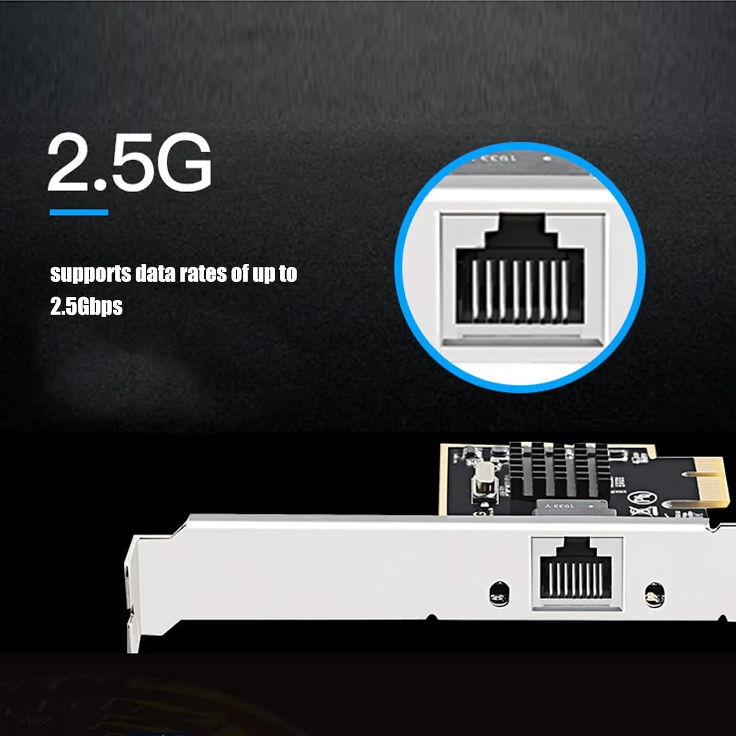 کارت شبکه PCI Express، کارت اترنت PCIe با سرعت 10/100/1000/2500 مگابیت بر ثانیه، انتقال پایدار 2.5 گیگابیت بر ثانیه Base T، آداپتور شبکه PCIe تمام نیمه دوطرفه، مبدل آداپتور LAN RJ45 برای رایانه شخصی رومیزی