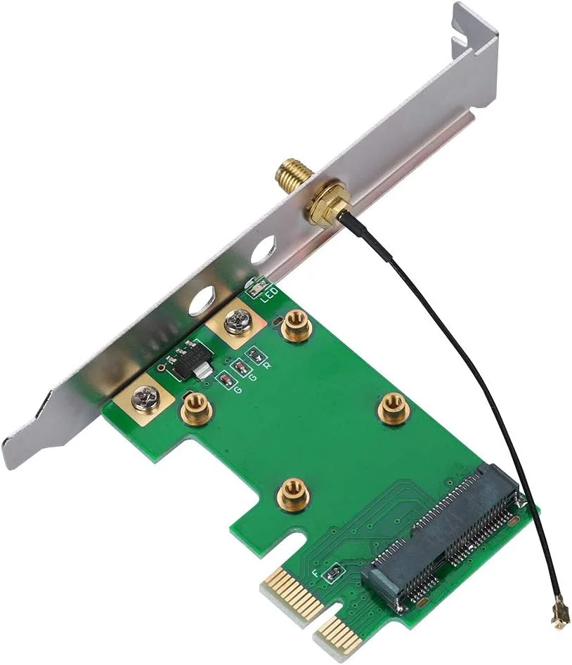 کارت توسعه PCI اکسپرس، کارت توسعه مینی PCI-E به PCI-E آداپتور خارجی توسعه دهنده کارت شبکه پشتیبانی از تمام کارت های مینی PCI-E
