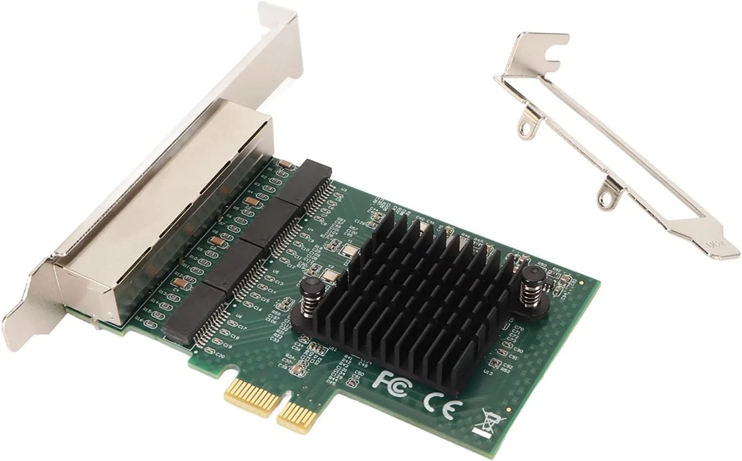 کارت شبکه گیگابیتی Gearwell PCIE، کارت شبکه 4 پورت RJ45 گیگابیتی NA8111 T4، کارت شبکه اترنت PCIe Express، آداپتور اترنت کارت رابط X1 برای رایانه شخصی رومیزی