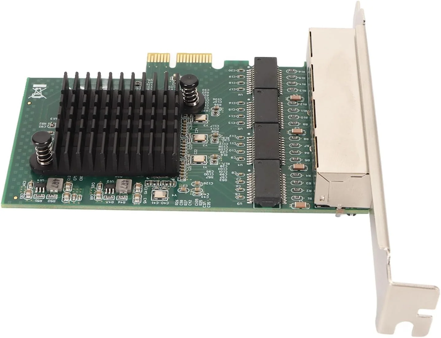 کارت شبکه گیگابیتی Gearwell PCIE، کارت شبکه 4 پورت RJ45 گیگابیتی NA8111 T4، کارت شبکه اترنت PCIe Express، آداپتور اترنت کارت رابط X1 برای رایانه شخصی رومیزی