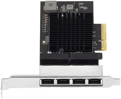 کارت شبکه سرور چهار پورت 2.5G اترنت، 4 پورت PCIe RJ45 Lan با تراشه Realtek 8125b، سرعت 10/100/1000/2500Mbps کارت شبکه سرور چهار پورت 2.5G اترنت، 4 پورت PCIe RJ45 Lan با تراشه Realtek 8125b، سرعت 10/100/1000/2500Mbps