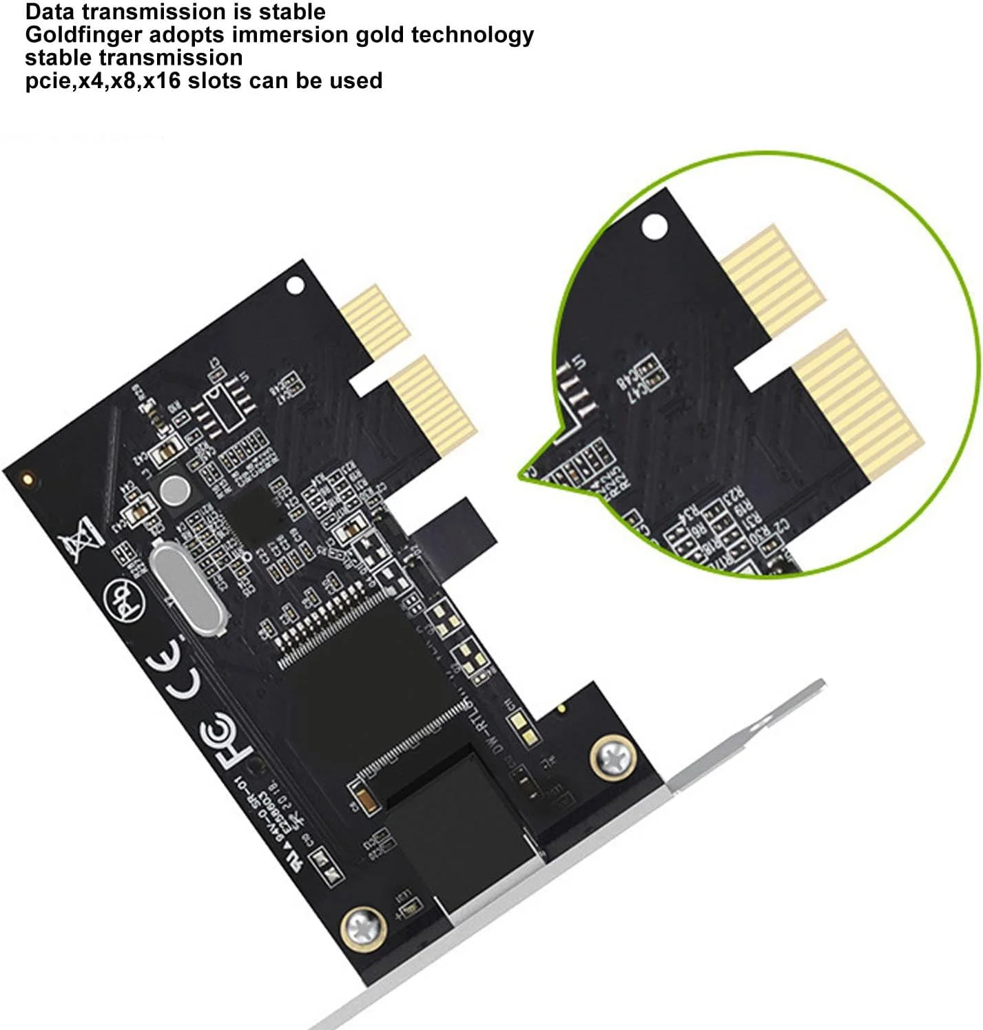کارت شبکه گیگابیتی اترنت PCI Express PCI E با سرعت 10/100/1000 مگابیت بر ثانیه RJ45 LAN آداپتور تبدیل برای کامپیوتر رومیزی، اسلات های PCIE x4,x8,x16، برای ویندوز، لینوکس، OS X