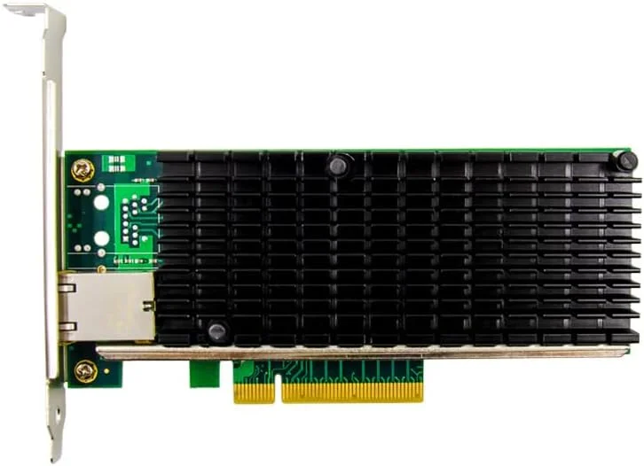 کارت شبکه سرور اترنت 10 گیگابیتی PCIE X8، کارت شبکه پورت الکتریکی سرور 10GbE با چیپ Intel X540 و سرعت 10000 مگابیت بر ثانیه