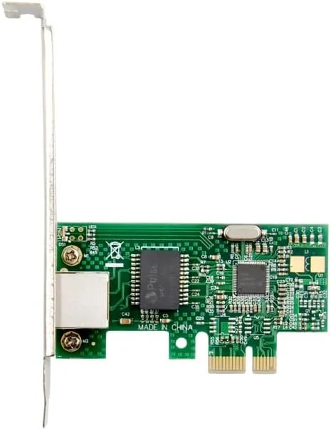 آداپتور کارت شبکه تک پورت گیگابیتی 1 پورت RJ45 PCIe x1 با چیپ Intel I211 1GbE Lan، کنترلر اترنت 1000M PCI Express 1X