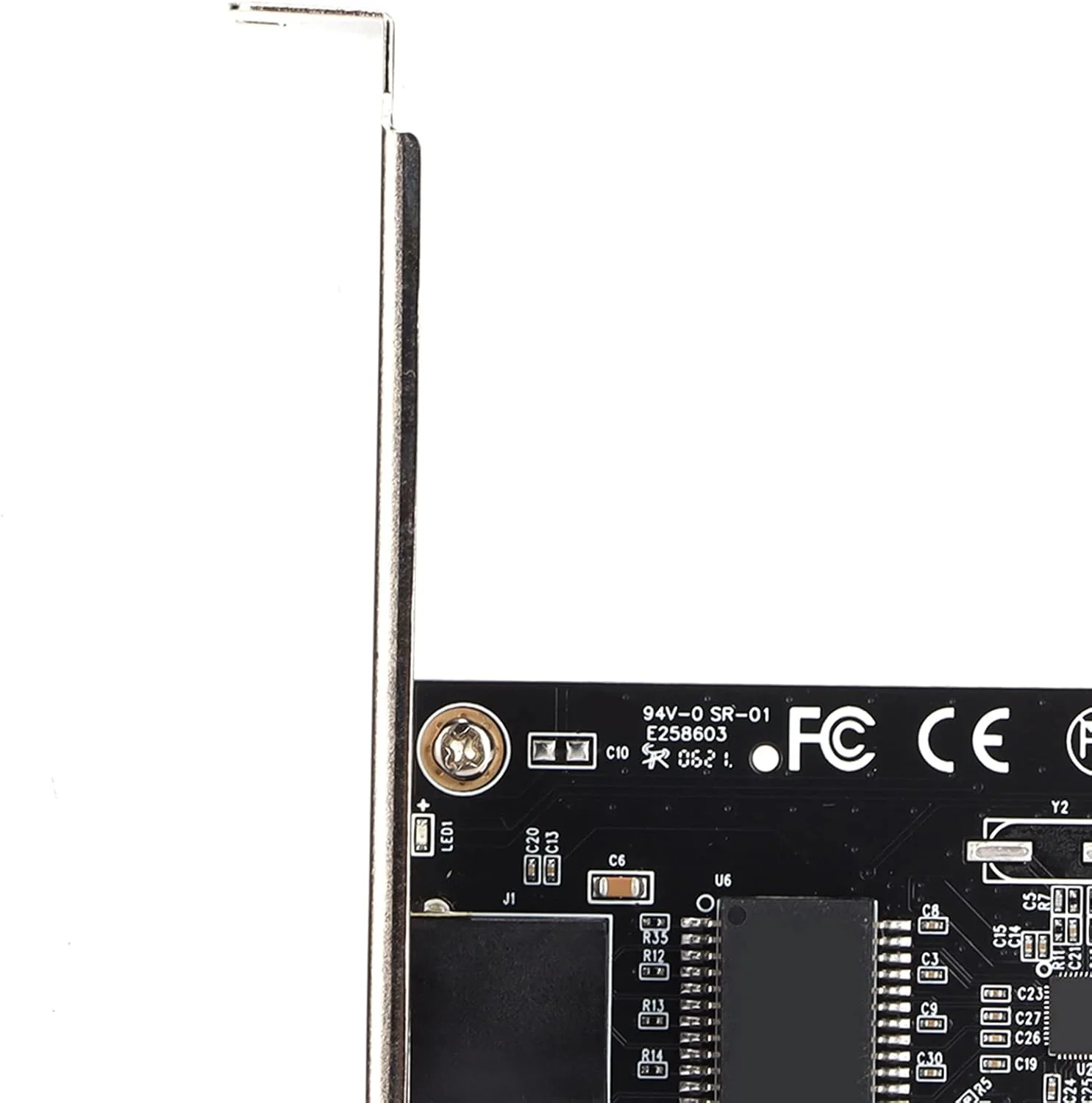 کارت شبکه گیگابیتی PCIe، کارت آداپتور LAN RJ45 با سرعت 10/100/1000 مگابیت بر ثانیه با براکت کم ارتفاع برای رایانه شخصی رومیزی (جهانی برای سیستم)