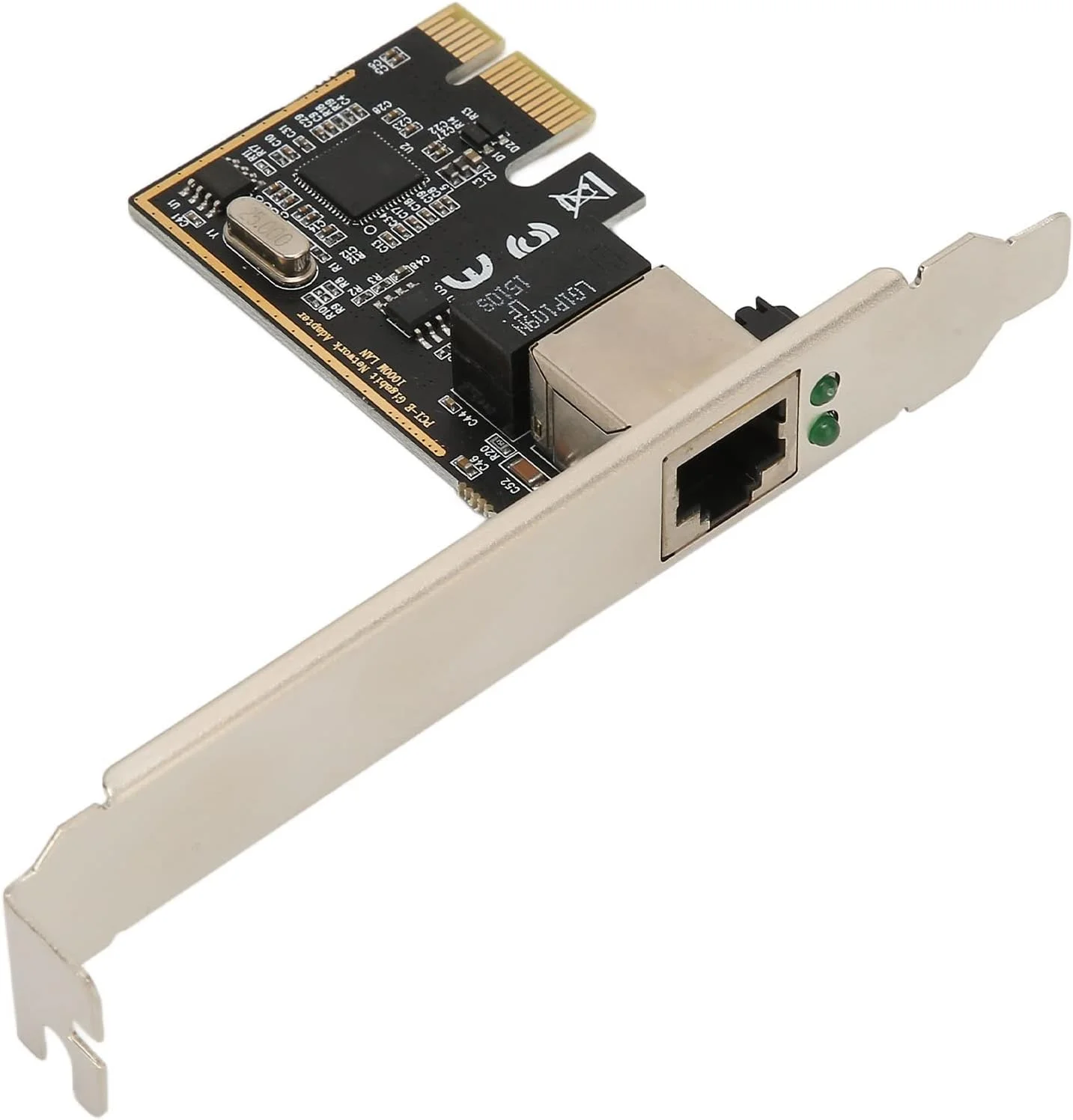 کارت شبکه گیگابیتی PCIE، کارت اترنت LAN PCIE با سرعت 10/100/1000/25000 مگابیت بر ثانیه RJ45 با براکت 12 سانتی متری، کارت شبکه گیگابیت اترنت PCI Express، کارت شبکه، کارت اترنت برای کامپیوتر