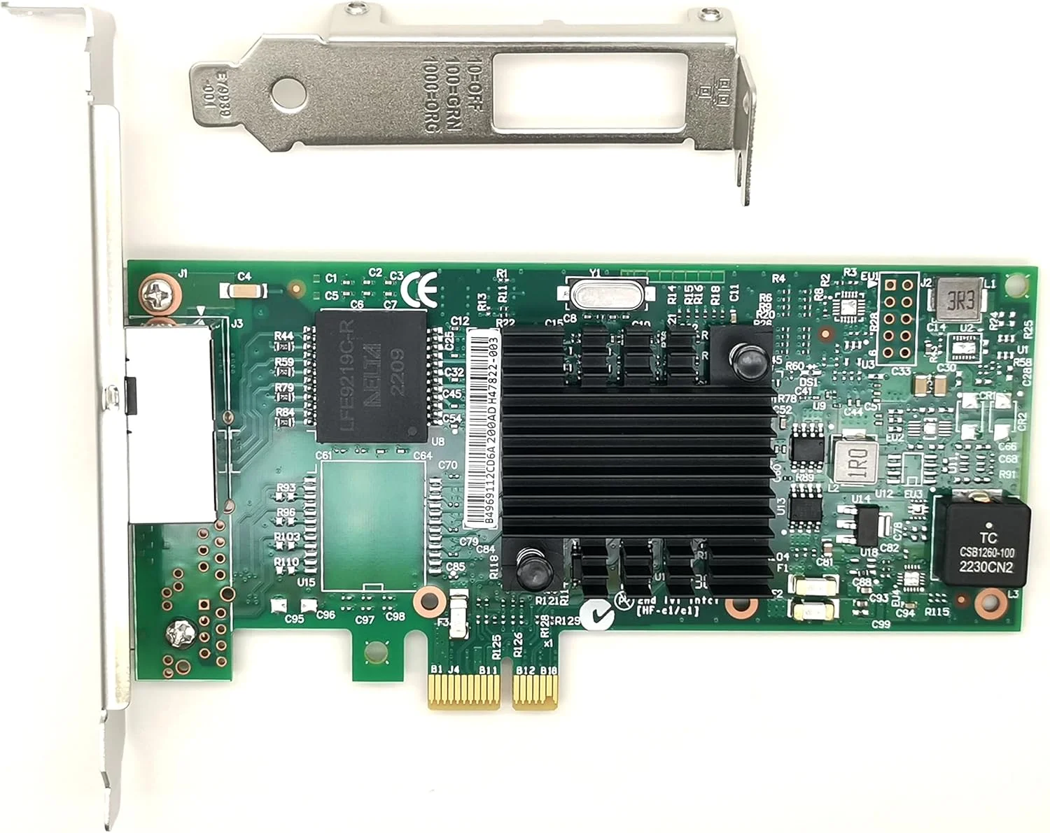 کارت شبکه گیگابیتی PCI-E X1 با چیپ Intel I350T2V2، دارای دو پورت RJ45، کارت اترنت 1 گیگابیتی NIC با پروفایل پایین برای ویندوز/لینوکس