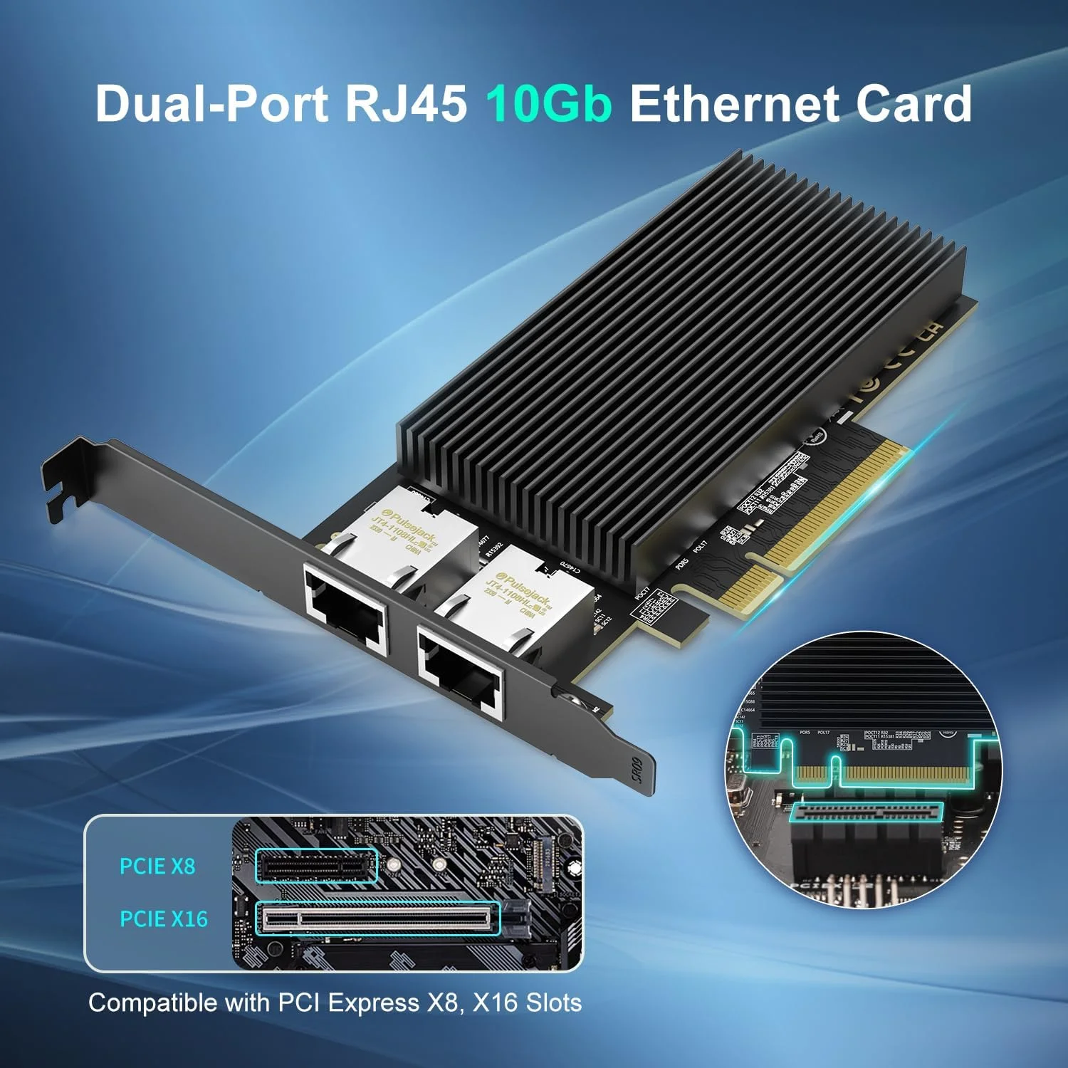 کارت شبکه دو پورت RJ45 ده گیگابیتی PCI-E با کنترلر X540، آداپتور اترنت ده گیگابیتی Gigaplus X540-T2 با دو عدد NIC ده گیگابیتی، پشتیبانی از سرورهای ویندوز/لینوکس/ESX کارت شبکه دو پورت RJ45 ده گیگابیتی PCI-E با کنترلر X540، آداپتور اترنت ده گیگابیتی Gigaplus X540-T2 با دو عدد NIC ده گیگابیتی، پشتیبانی از سرورهای ویندوز/لینوکس/ESX