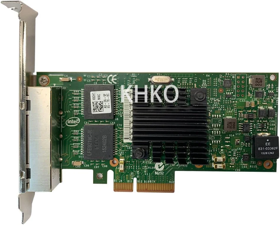 کارت شبکه سرور اترنت X8DHT I350-T4 چهار پورت گیگابیتی PCIe X4