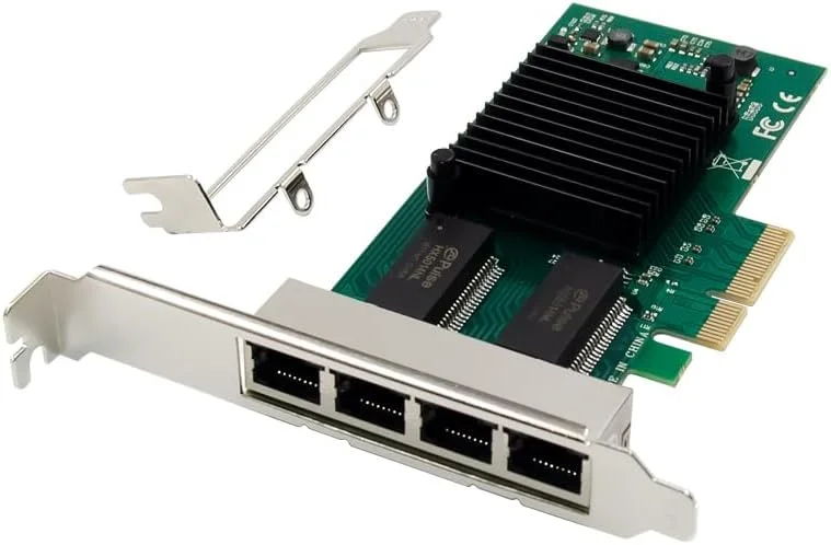 آداپتور شبکه چهار پورت گیگابیتی اترنت PCI-E X4 مدل Intel I350AM4