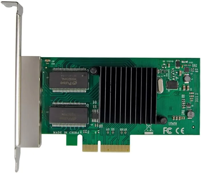کارت شبکه چهار پورت گیگابیتی اترنت PCI-E X4 با چیپست Intel I350AM4