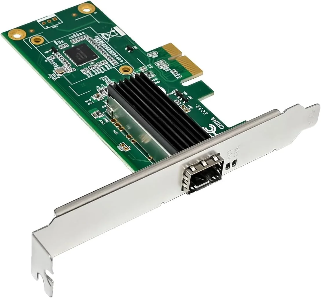 کارت شبکه گیگابیتی InLine با پورت SFP و PCIe x1 برای فیبر نوری 51129A