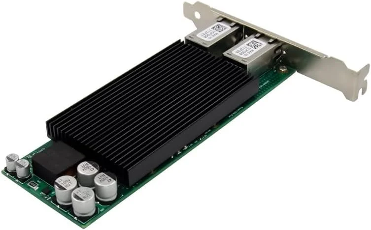 کارت شبکه دو پورت RJ45s PCIe X4 با چیپ Intel82576 Dual POE Gigabit LAN 10/100/1000Mbps Gigabit 4X Pci Express Capture Card