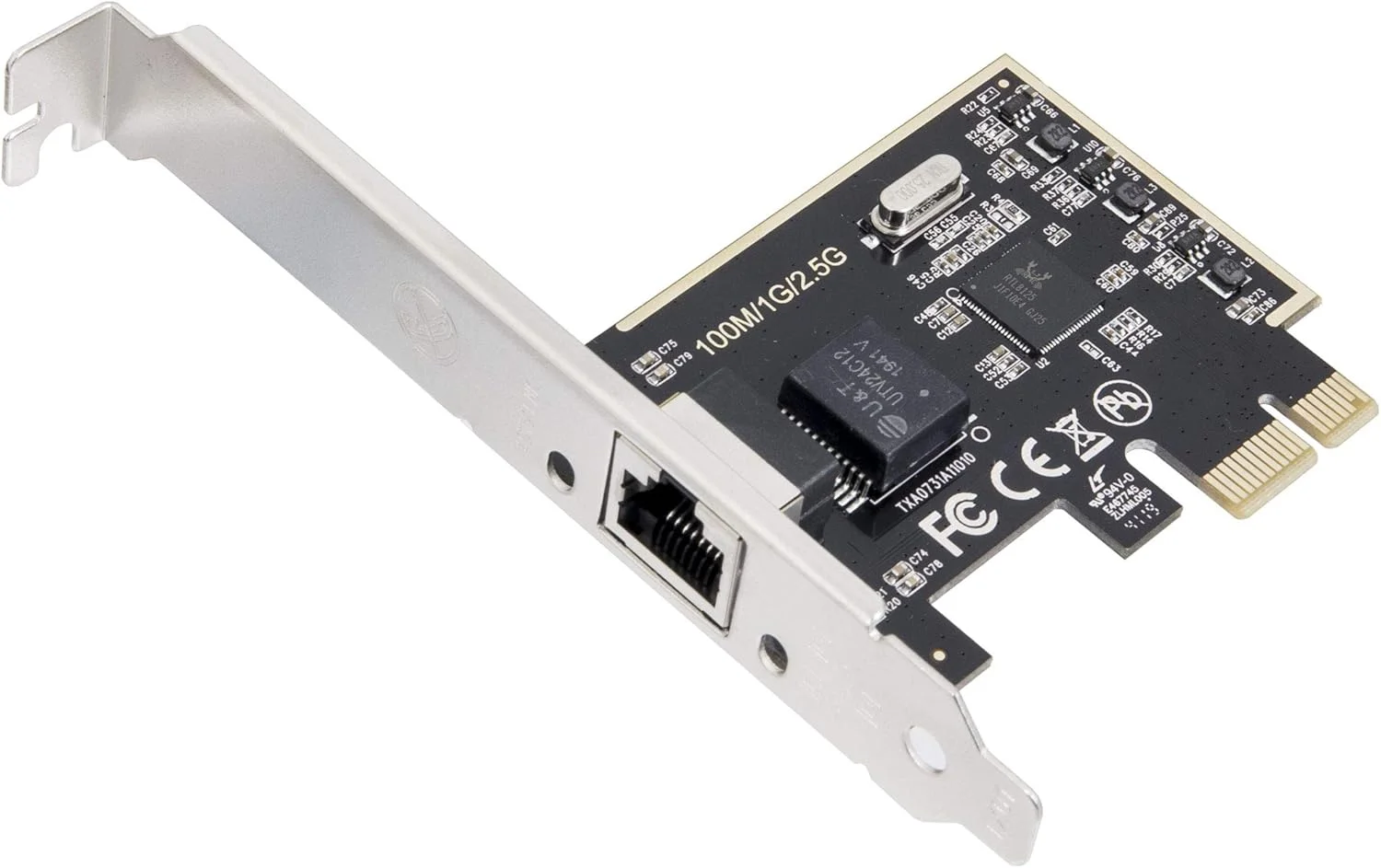 کارت شبکه IO Crest 2.5 گیگابیتی اترنت PCI Express PCI-E با سرعت 10/100/1000/25000 مگابیت بر ثانیه RJ45 LAN مدل SI-PEX24059