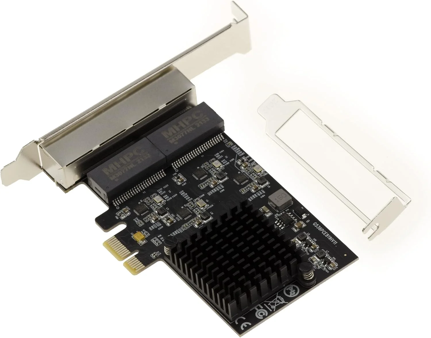 کارت کنترلر شبکه KALEA-INFORMATIQUE PCIe با 4 پورت RJ45 گیگابیتی اترنت 10/100/1000 مگابیت بر ثانیه LAN با چیپست چهارگانه Realtek RTL8111H