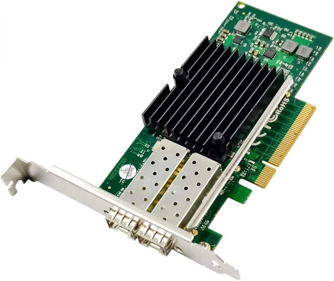 کارت شبکه فیبر نوری 10 گیگابیتی LevelOne GNC-0202 با دو درگاه SFP+