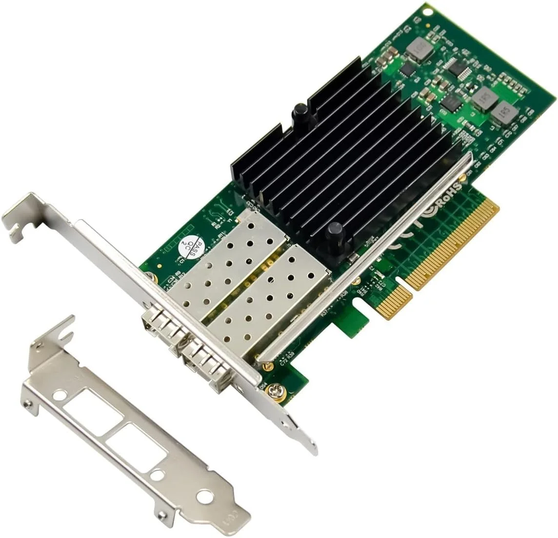 کارت شبکه فیبر نوری 10 گیگابیتی LevelOne GNC-0202 با دو درگاه SFP+