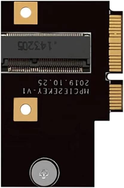 آداپتور کارت شبکه Minipcie به M2، ارتقاء AX200 برای لپ تاپ Lenovo Y510P، جایگزینی کارت M.2 به Mini PCIe - مشکی