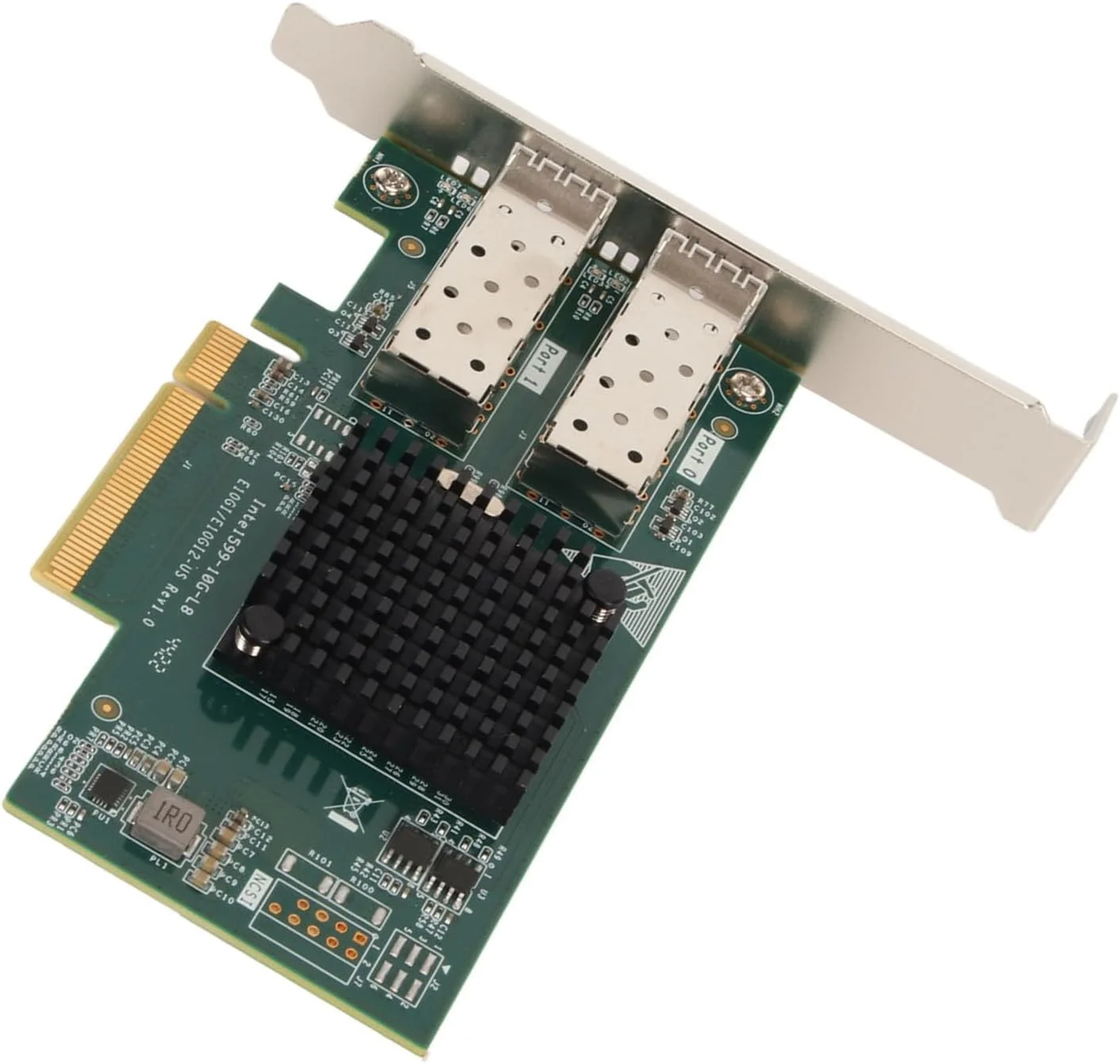 کارت شبکه PCIe، آداپتور سرور SFP SFP دو تراشه 82599 با سرعت بالا، استاندارد پایدار IEEE802.3 مجازی سازی I/O 10G برای شاسی