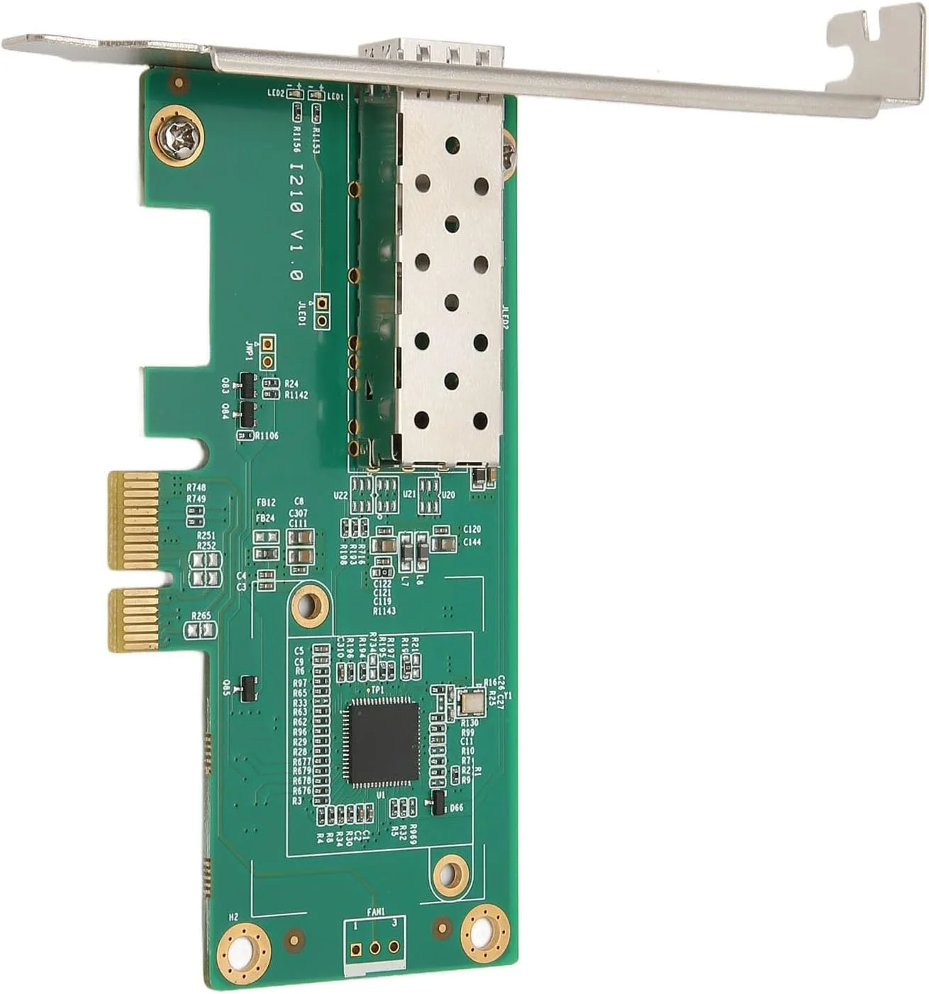 آداپتور شبکه PCIe، کارت شبکه PCIe خود تطبیقی PCI Express 2.1 PXE بدون دیسک 10/100/1000 مگابیت بر ثانیه برای کامپیوتر